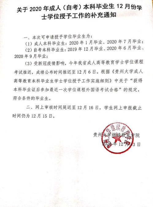 2020自考本科畢業(yè)