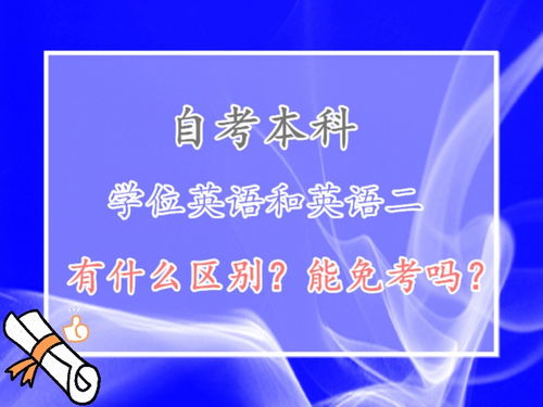 英語本科自考免考學(xué)位英語