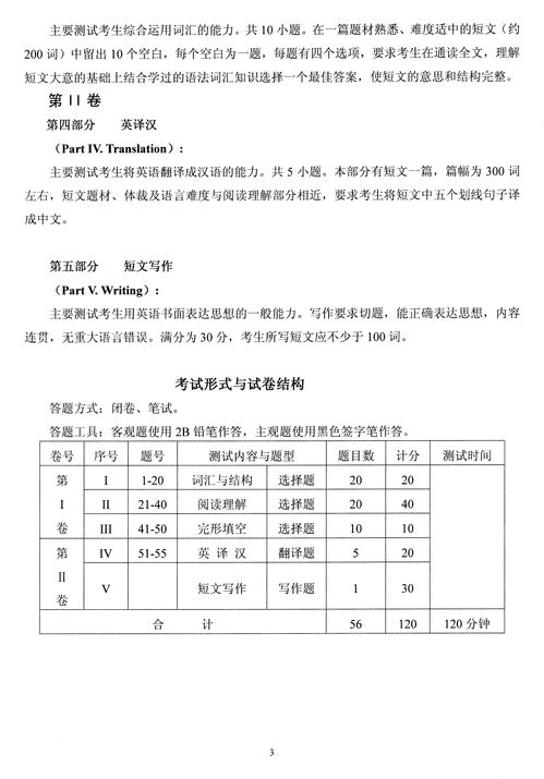 自考本科生學位英語考試時間