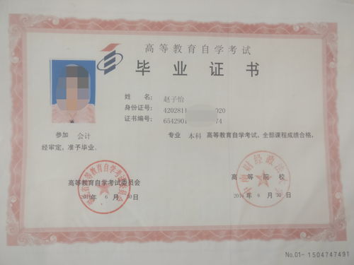 本科自考登記表