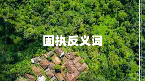 固執(zhí)反義詞
