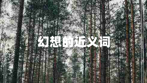 幻想的近義詞
