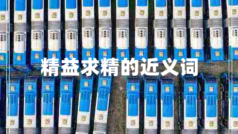 精益求精的近義詞