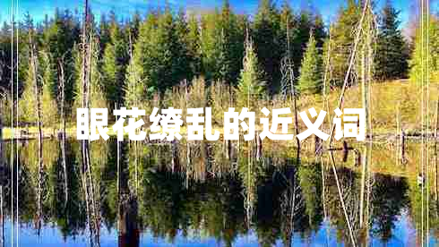 眼花繚亂的近義詞