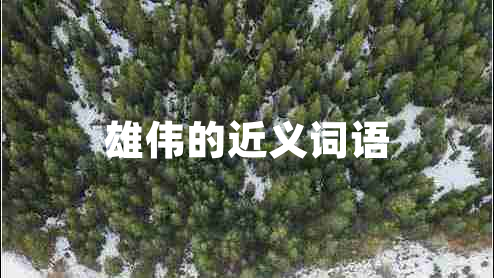 雄偉的近義詞語(yǔ)