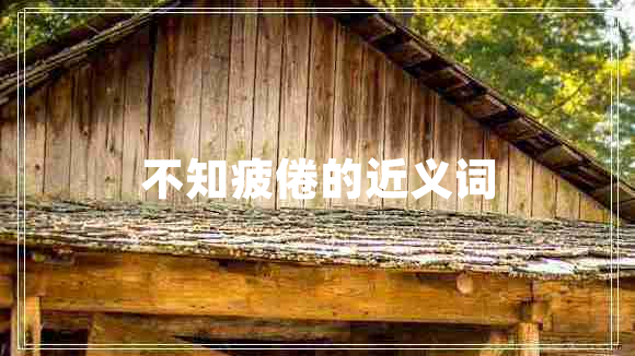 不知疲倦的近義詞