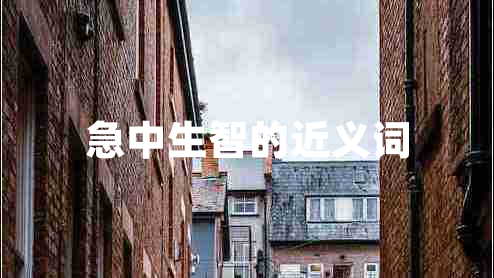 急中生智的近義詞