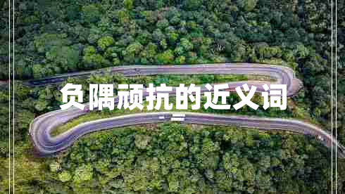 負隅頑抗的近義詞