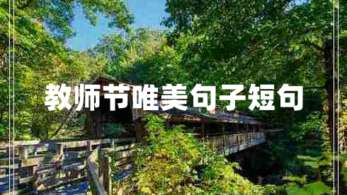 教師節(jié)唯美句子短句