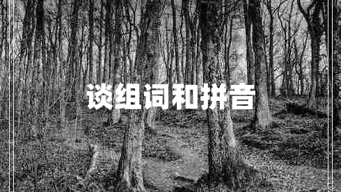 談組詞和拼音