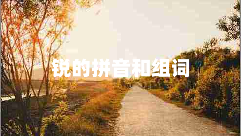 銳的拼音和組詞