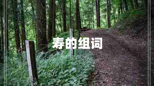 壽的組詞 壽的組詞