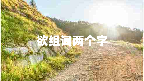 欲組詞兩個(gè)字