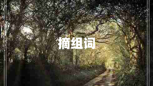 摘組詞