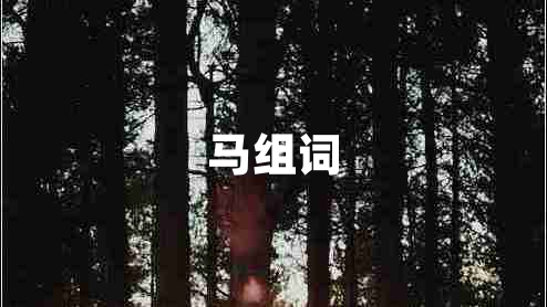 馬組詞 馬組詞