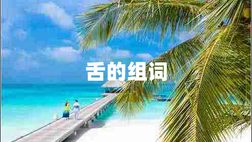 舌的組詞 舌的組詞