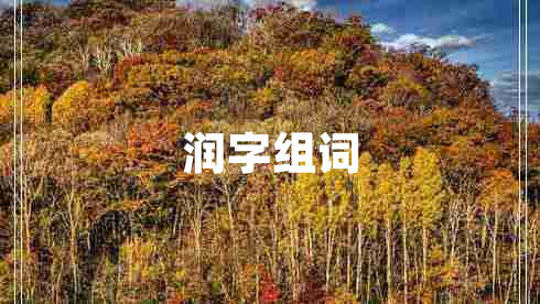 潤(rùn)字組詞 潤(rùn)字組詞