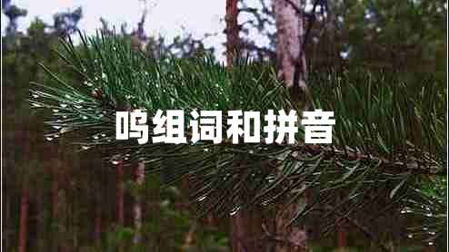 嗚組詞和拼音
