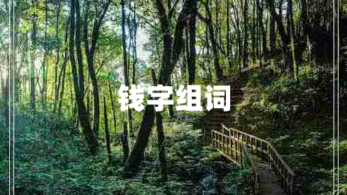 錢字組詞 錢字組詞