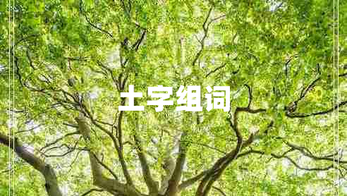 土字組詞