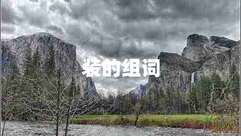 裝的組詞 裝的組詞