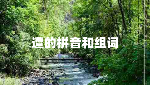 遭的拼音和組詞