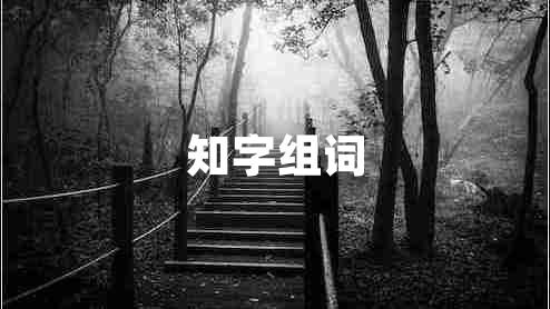 知字組詞