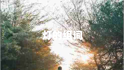 燈的組詞