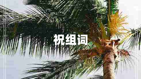 祝組詞
