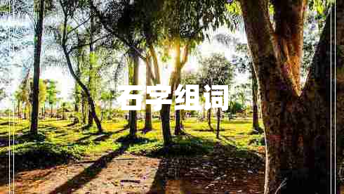 石字組詞 石字組詞