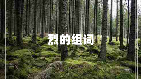 烈的組詞 烈的組詞