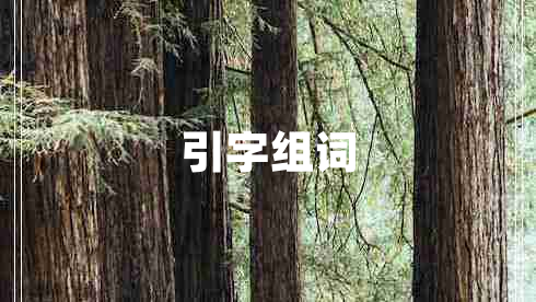 引字組詞
