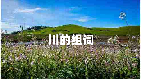 川的組詞