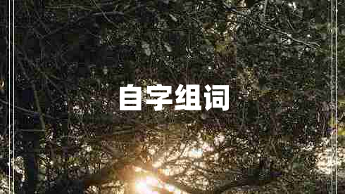 自字組詞