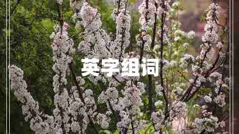 英字組詞 英字組詞