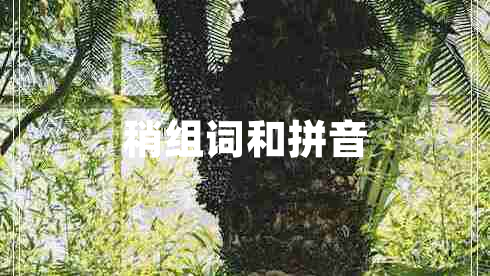 稍組詞和拼音 稍組詞和拼音