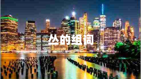 叢的組詞 叢的組詞