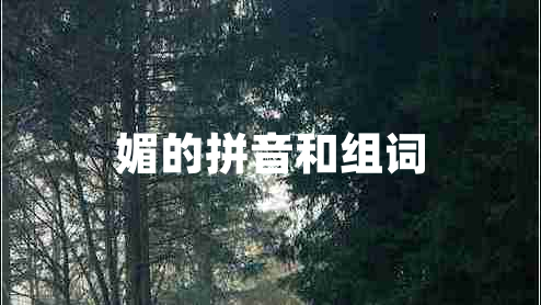 媚的拼音和組詞