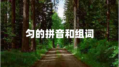 勻的拼音和組詞