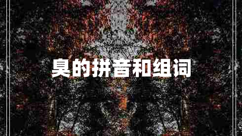 臭的拼音和組詞