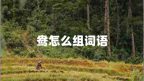 鴦怎么組詞語(yǔ)