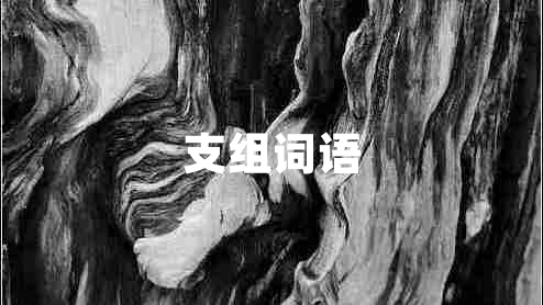 支組詞語(yǔ)