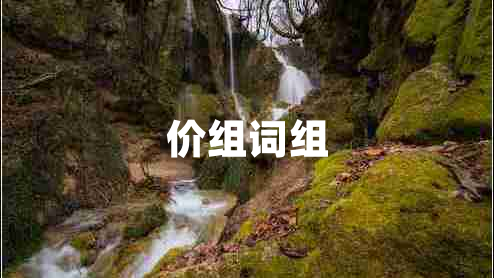 價(jià)組詞組