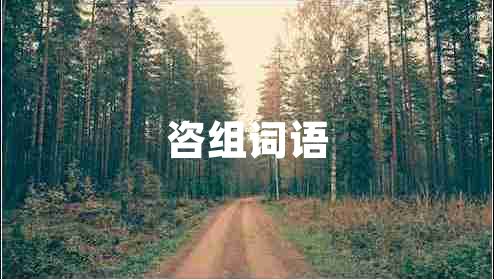 咨組詞語(yǔ)