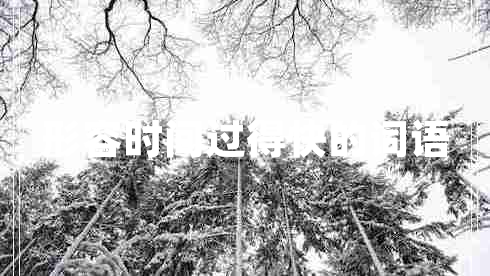 形容時(shí)間過(guò)得快的詞語(yǔ) 形容時(shí)間過(guò)得快的詞語(yǔ)