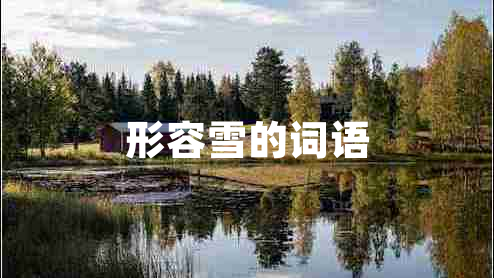 形容雪的詞語(yǔ)