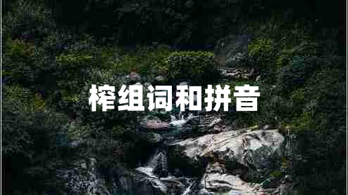 榨組詞和拼音