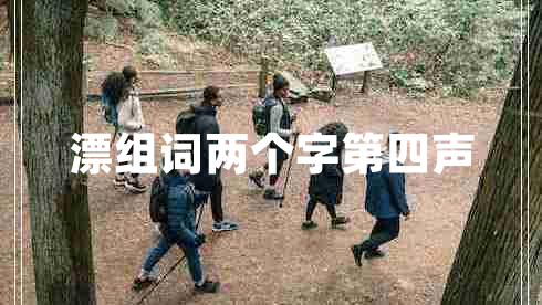 漂組詞兩個字第四聲
