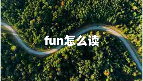 fun怎么讀