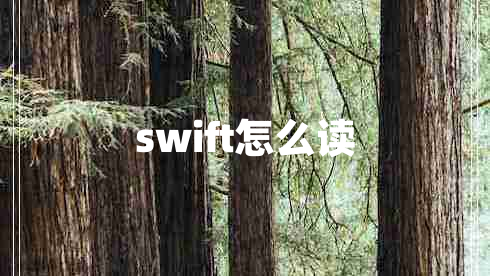 swift怎么讀 swift怎么讀